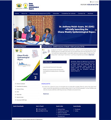 GWER Website developed by Mawufemor Ashong